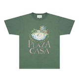 Casablanca T Shirts Fashion Print Street