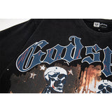 Godspeed T-Shirt Retro Fantasy Pattern