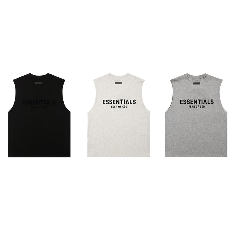 Fog Essentials tank spring/summer FOG alphabet casual crew neck vest