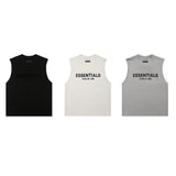 Fog Essentials tank spring/summer FOG alphabet casual crew neck vest