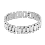 Bracelet Bracelet Punk Hip Hop Solid Steel Strap Stainless Steel Watch St. Valentine's Spectrum