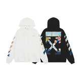 OFF WHITE Hoodie Trendy Street Style Personalized Cotton