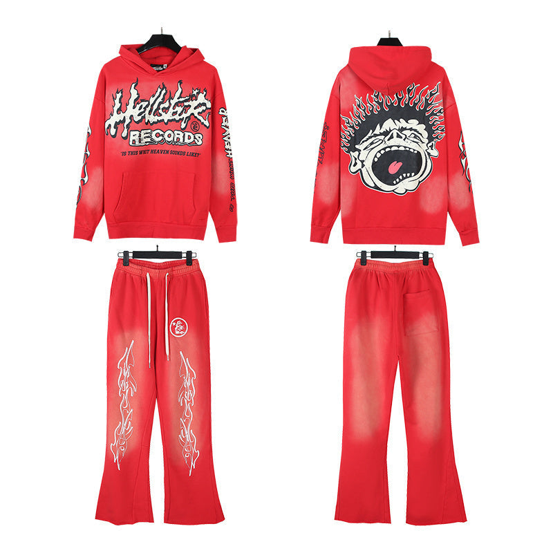 Hellstar Hoodie And Pants Two-Piece Set