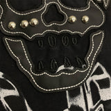 First Row T Shirts WAKE UP AND BE FIERCE APPLIQUE TEE High Quality Leather Embroidery Fashion