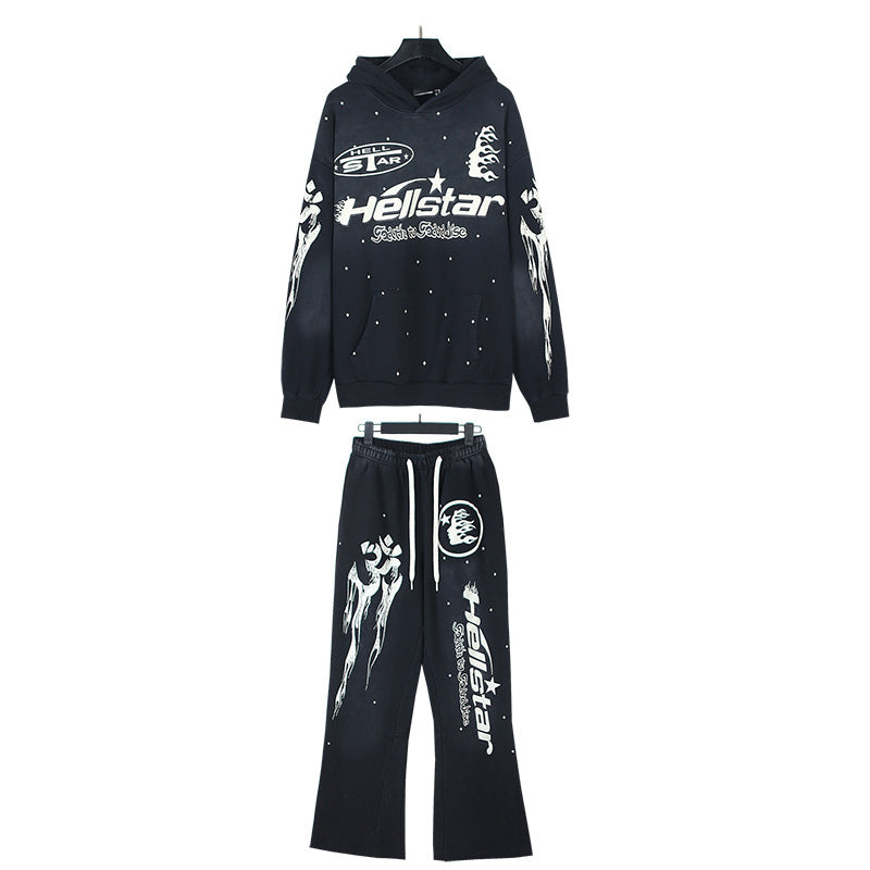 Hellstar Hoodie And Pants Two-Piece Set