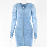 Women Dress Hot Girl Sexy Mesh Dress