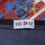 Godspeed T Shirts Speech Skull Printing Cotton Casual Crew Neck Short Sleeve Men and Women