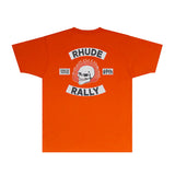 Rhude T Shirts Printed Trendy Pure Cotton