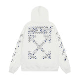 OFF WHITE Hoodie Trendy Street Style Personalized Cotton