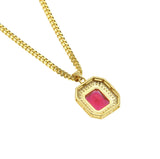 Jewelry Hip Hop Stone Pendant Delicate Claw Set Zircon Pendant Royalty Jesus Pieces