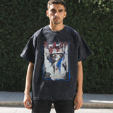 Mens Vintage T Shirt Short Sleeve T-Shirt Men's and Women's