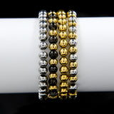 Bracelet Hip Hop Trend Color Retaining Beaded Bracelet 6mm St. Valentine's