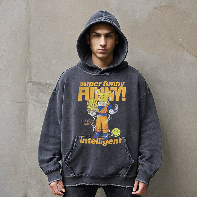 Mens Vintage Hoodie Jacket Men's Street