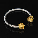 Bracelet Hip Hop Skull Bracelet Fashion Stainless Steel Bracelet Jesus Pieces Crosses Egypt Pieces