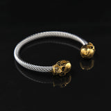 Bracelet Hip Hop Skull Bracelet Fashion Stainless Steel Bracelet Jesus Pieces Crosses Egypt Pieces