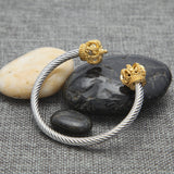 Bracelet Hip Hop Skull Bracelet Fashion Stainless Steel Bracelet Jesus Pieces Crosses Egypt Pieces