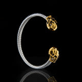 Bracelet Hip Hop Skull Bracelet Fashion Stainless Steel Bracelet Jesus Pieces Crosses Egypt Pieces