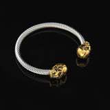 Bracelet Hip Hop Skull Bracelet Fashion Stainless Steel Bracelet Jesus Pieces Crosses Egypt Pieces