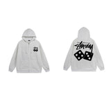Stussy Hoodie Zip-Up Cardigan Fleece Hooded Sweater