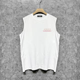 Amiri tank top with crayon horizontal stripes printing