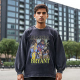 Mens Vintage Long Sleeve Shirt Loose Long Sleeve Cotton