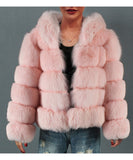 Women Fur Jacket Fashion Plush Coat