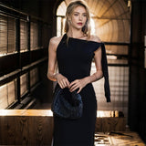 Women Evening Dresses Summer Solid Color Dresses