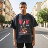 Mens Vintage T Shirt Short Sleeve T-Shirt Men's Top