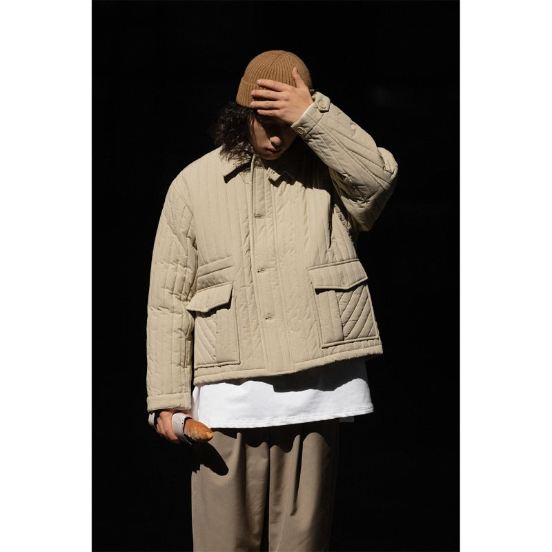 Unisex Coat Vintage Cotton-Padded Jacket Winter Cotton-Padded Jacket