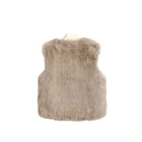 Women Fur Jacket Imitation Fur Trendy Warm Vest