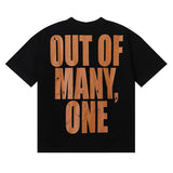 Godspeed T Shirts Skull Bee Sunflower Print Cotton Short Sleeve Men and Women