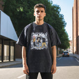 Mens Vintage T Shirt Short Sleeve T-Shirt Men's and Women's