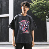 Mens Vintage T-Shirt Retro Short Sleeve T-Shirt