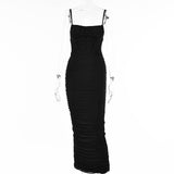 Women Dress Sexy Hot Girl Temperament Pleated Dress