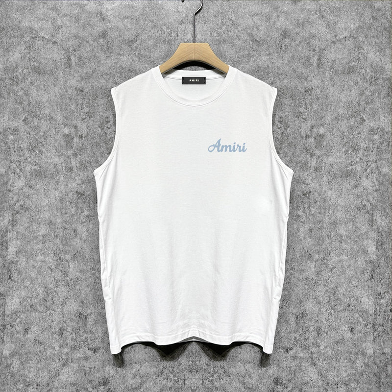 Amiri tank top bowling print