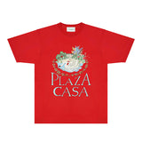 Casablanca T Shirts Fashion Print Street