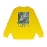 Amiri Long Sleeved Shirt Printed Trendy Pure Cotton