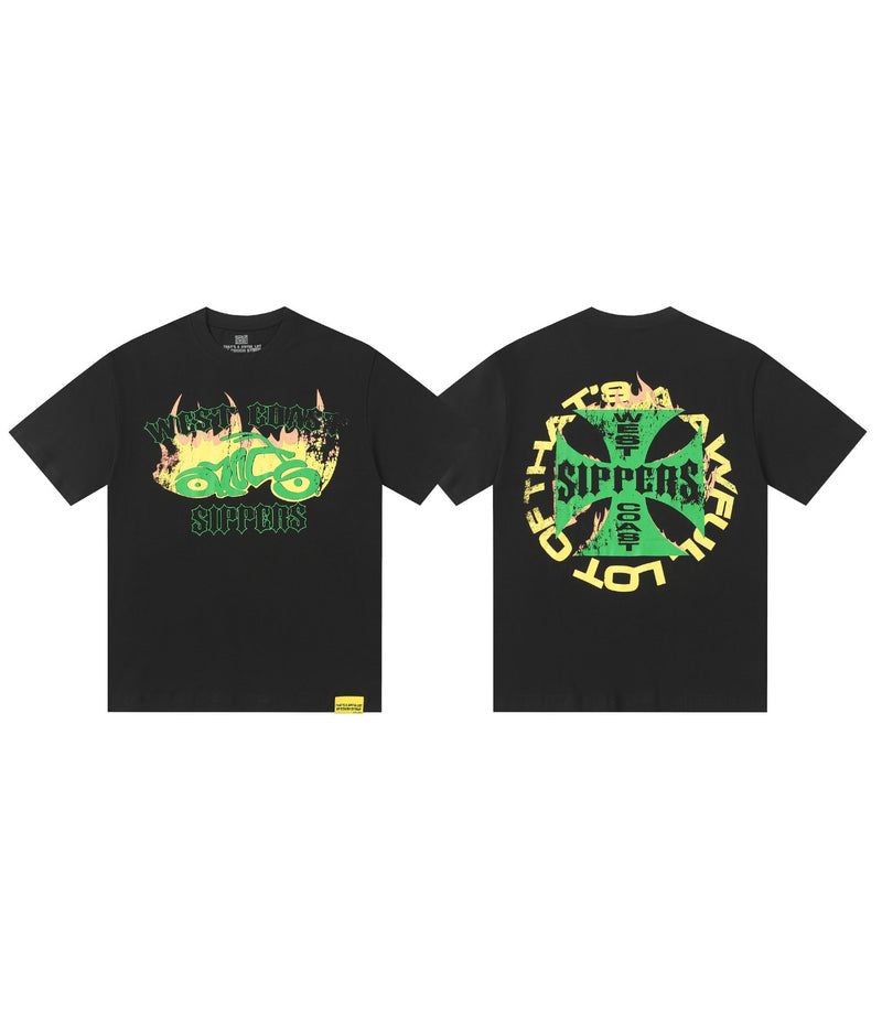 Cough Syrup T Shirts Direct Injection Hot Diamond Short Sleeves