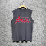 Amiri tank top stroke pure letterprinting