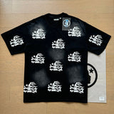 Hellstar T Shirts Washed Aging Process