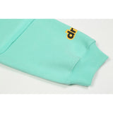 Drew House Sweatshirts Unisex Cartoon Dinosaur Crew Neck Fleece Sweater