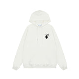 OFF WHITE Hoodie Trendy Street Style Personalized Cotton