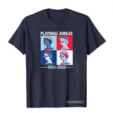 Inspired by Queen's Platinum Jubilee 2022 Elizabeth 70 Years T-shirt Short Sleeve T-shirt