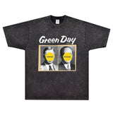 Green Day T Shirt Retro Loose