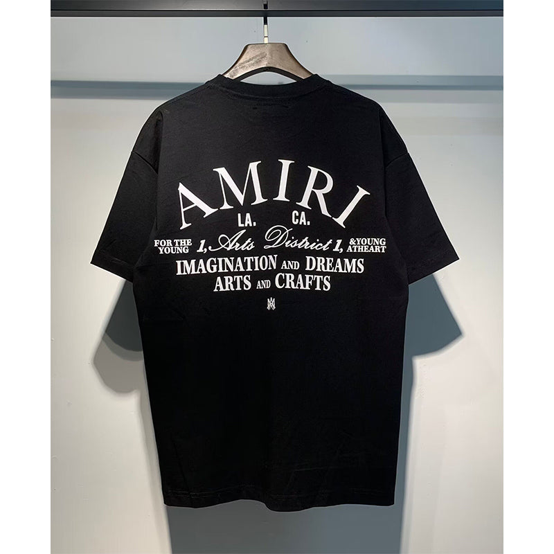 Amiri T Shirts Fashion Print Couple High Street