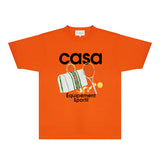 Casablanca T Shirts Fashion Print Street