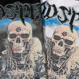 Godspeed T Shirts Skull Marines Printed Cotton Casual Short Sleeves Men and Women