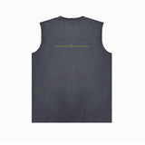 Amiri tank top small spider letter horizontal stripprinting