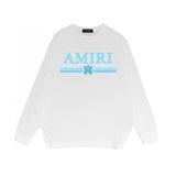 Amiri Long Sleeved Shirt Printed Trendy Pure Cotton