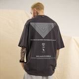 Men T-shirt Creative Printing Loose
